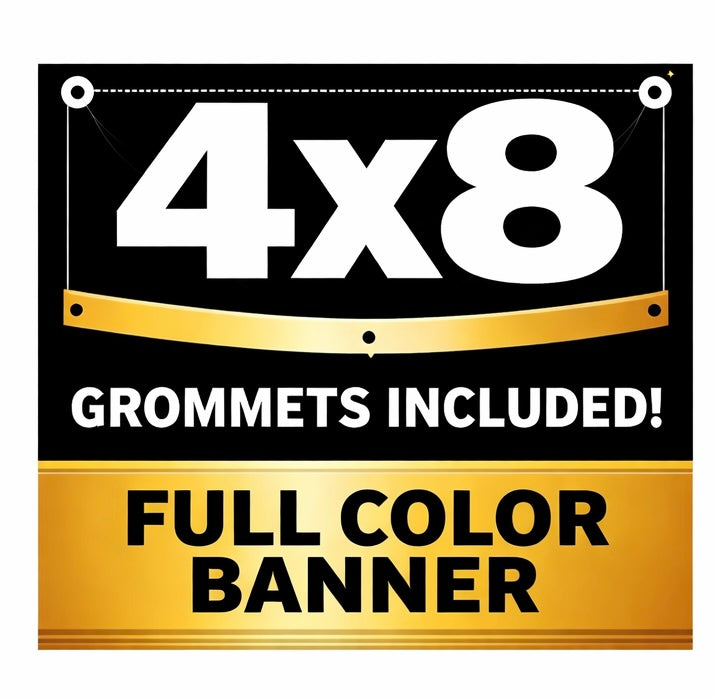 4x8 FULL COLOR BANNER