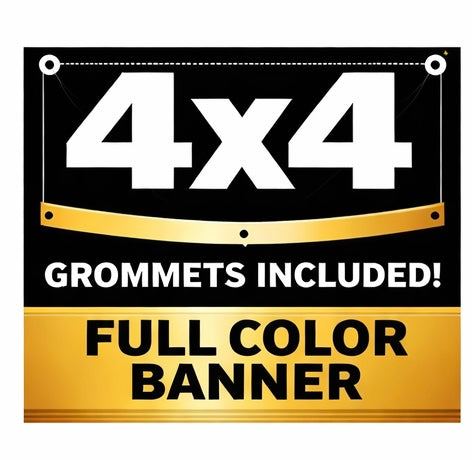 4x4 FULL COLOR BANNER