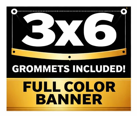 3x6 FULL COLOR BANNER