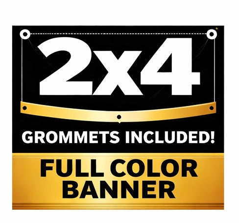 2x4 FULL COLOR BANNER